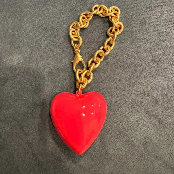 Roxanne Assoulin The Puffy Heart Bracelet in Pink - Picture 2 of 2